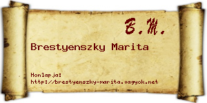 Brestyenszky Marita névjegykártya